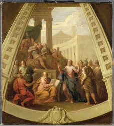 St. Paulus vor Agrippa, um 1710